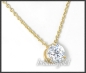 Preview: Brillant Anhänger & Kette 585 Gold; 1,08ct, Si2